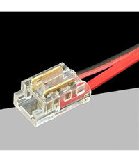 Kit 10pz Connettore Alimentazione Striscia Strip Led 2 Pin 5 Mm Cob Smd Cn5mm-cv         