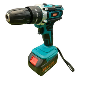 Trade Shop - Kit 2 In 1 Trapano Avvitatore Ad Impulsi Doppia Batteria 88 Volt Accessori Valigetta         