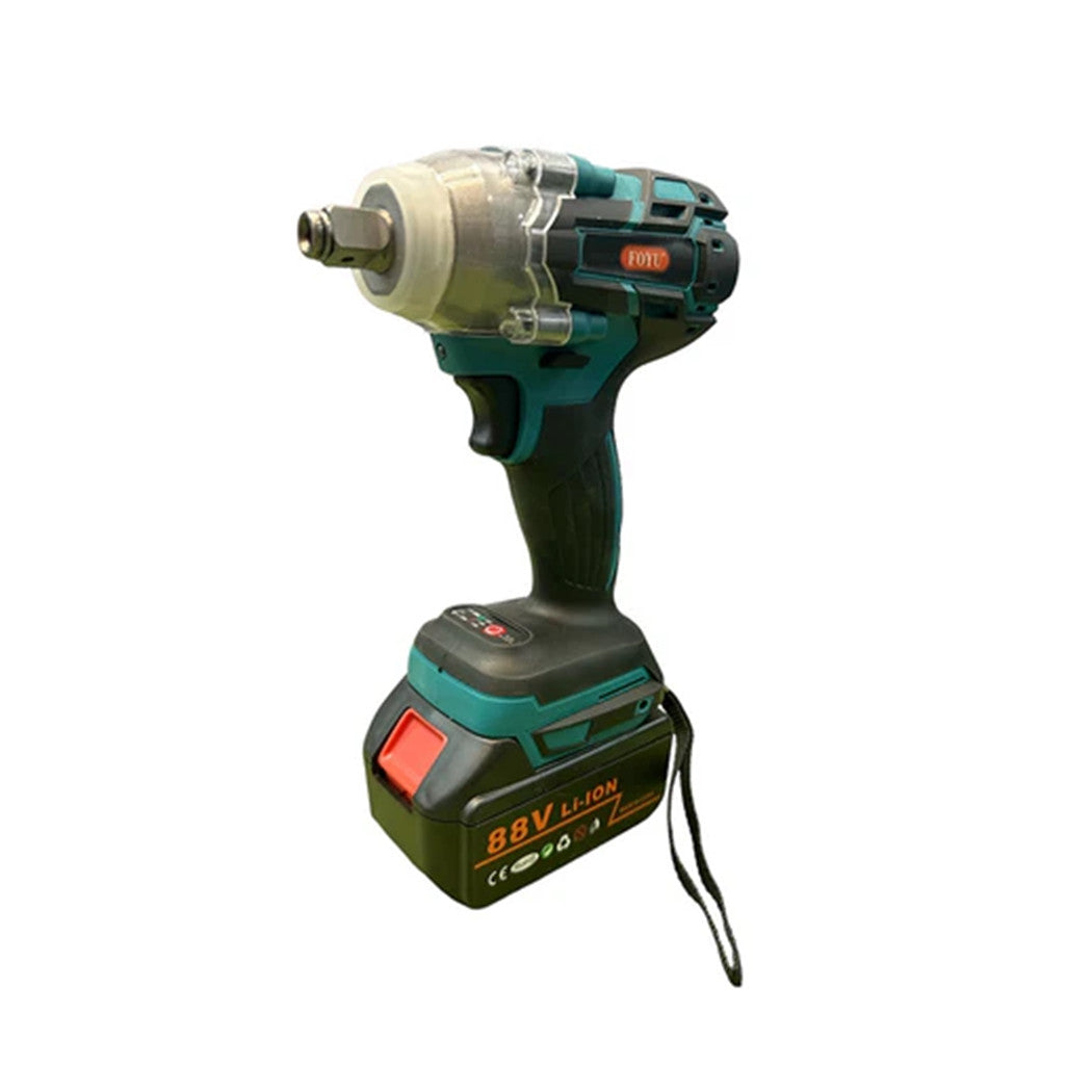 Trade Shop - Kit 2 In 1 Trapano Avvitatore Ad Impulsi Doppia Batteria 88 Volt Accessori Valigetta         