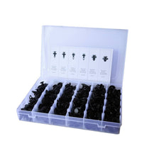 Kit 200 Pz Plastica Trim Clip Rivetti Clip Fermi Di Spinta Per Auto Paraurti         