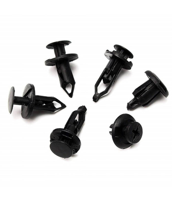 Kit 200 Pz Plastica Trim Clip Rivetti Clip Fermi Di Spinta Per Auto Paraurti         