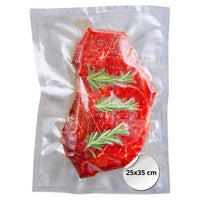 Trade Shop - Kit 20pz Sacchetti Sottovuoto 25x35cm Per Congelatore Frigorifero Microonde Cottura -