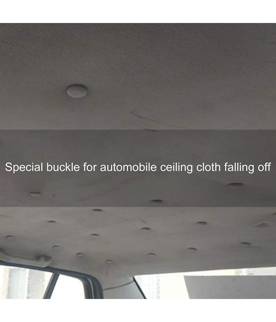 Kit 20pz Vite Per Riparazione Tetto Tettuccio Auto Fermo Perni Automatici Nylon         