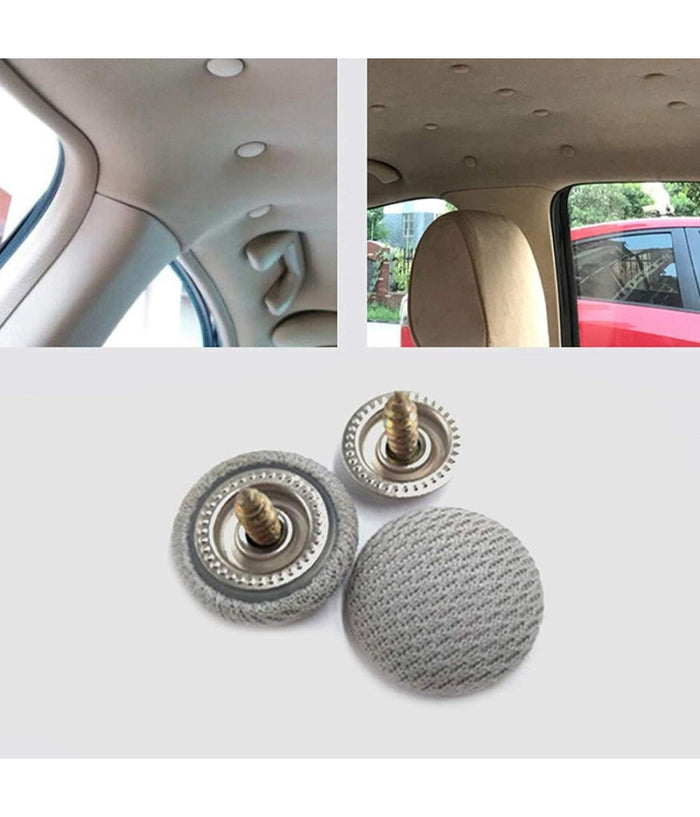 Kit 20pz Vite Per Riparazione Tetto Tettuccio Auto Fermo Perni Automatici Nylon         