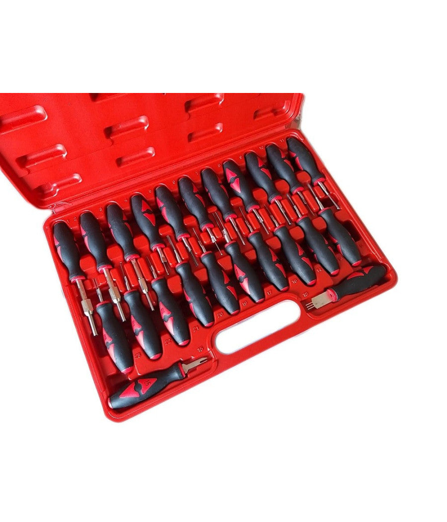 Kit 23 Pz Strumenti Di Rimozione Terminale Connettori Cablaggi Elettrici Auto         