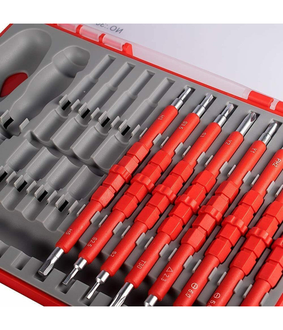 Kit 26 Pz Cacciaviti Giraviti Per Elettricista Modulari Con Cercafase A.3017         