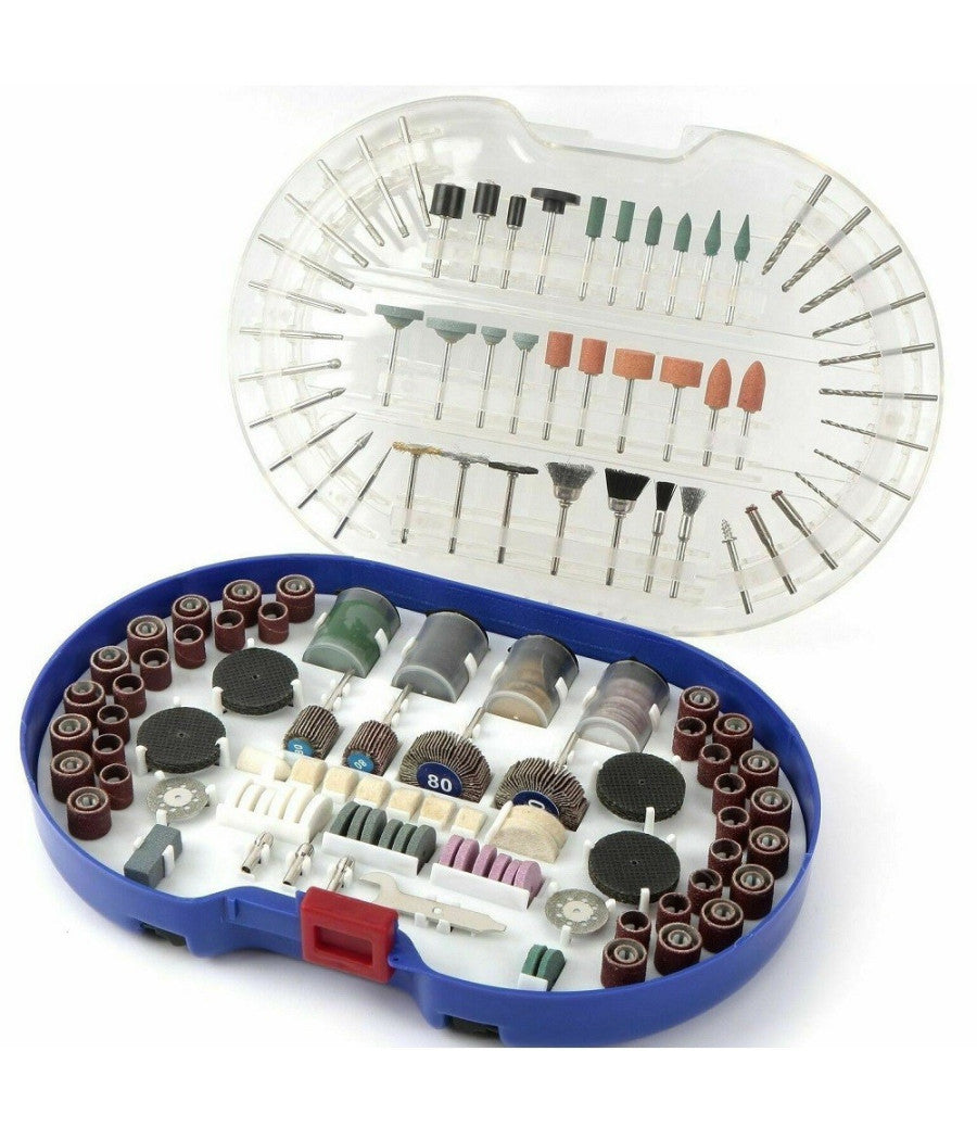 Kit 276 Accessori Mini Trapano Dremel Punte Per Lucidare Levigare In Valigetta         