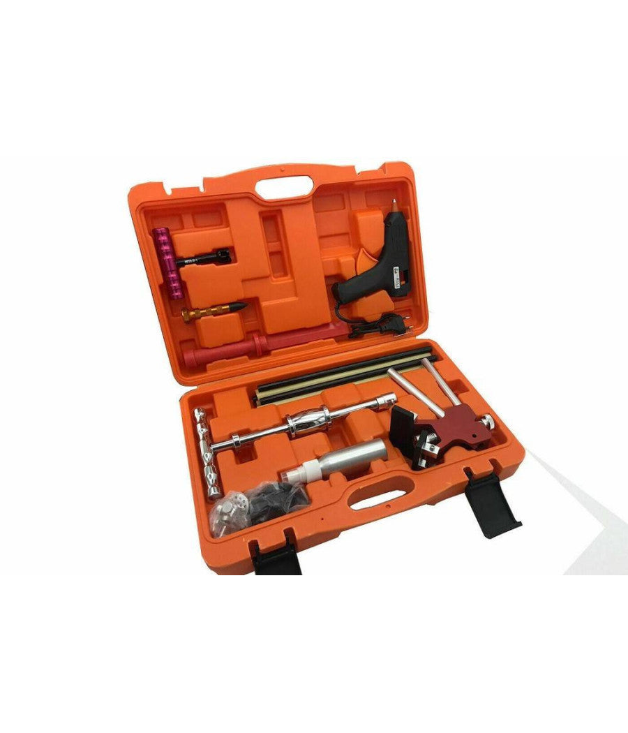Kit 28 Pz Riparazione Ammaccature Botte Auto Tira Bolle Bozze Senza Verniciatura         