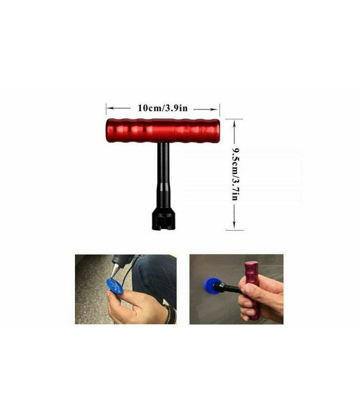 Kit 28 Pz Riparazione Ammaccature Botte Auto Tira Bolle Bozze Senza Verniciatura         