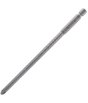 Kit 2pezzi Di Bits Da 150mm Gambo 1/4" 6.35mm S2 Magnetica Croce Testa Ph2 57248         