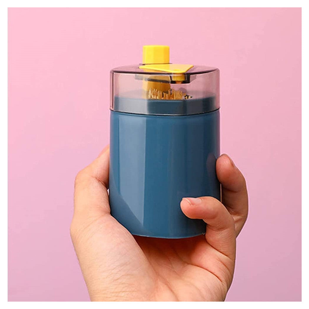 Trade Shop - Kit 3 Pezzi Porta Stuzzicadenti Automatico Dispenser Pop-up Pulizia Denti Cucina -