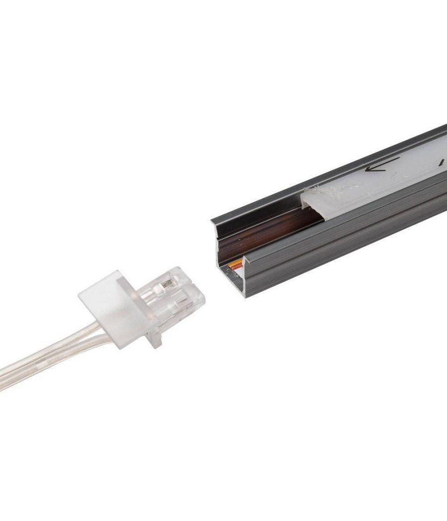 Kit 3pz Barra Led 36w Profilo Alluminio Alimentatore Luce 4000k Sensore Movimento         