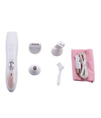 Kit 4 In 1 Rasoio Rifinitore Donna Epilatore Professionale Ricaricabile Gm-3078         