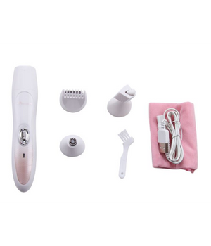 Kit 4 In 1 Rasoio Rifinitore Donna Epilatore Professionale Ricaricabile Gm-3078         