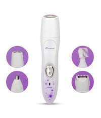 Kit 4 In 1 Rasoio Rifinitore Donna Epilatore Professionale Ricaricabile Gm-3078         