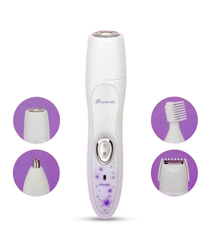 Kit 4 In 1 Rasoio Rifinitore Donna Epilatore Professionale Ricaricabile Gm-3078         