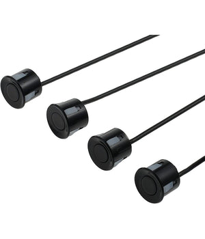 Kit 4 Sensore Di Parcheggio Con Display Led Auto Sensore Posteriore Allarme Nero         