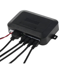 Kit 4 Sensore Di Parcheggio Con Display Led Auto Sensore Posteriore Allarme Nero         