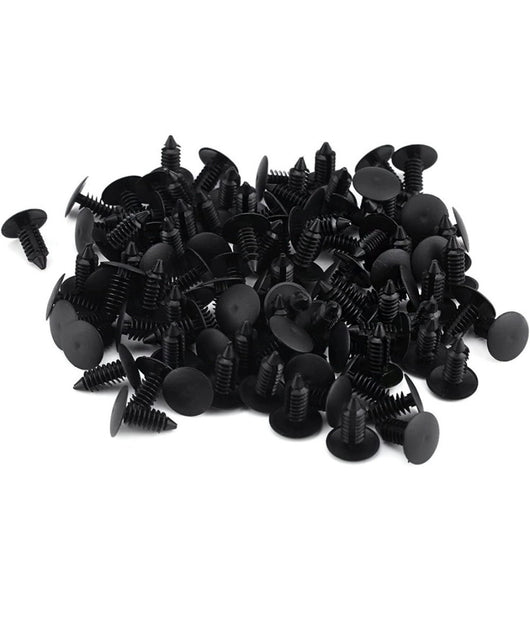 Kit 40pz Clip Per Parafango In Plastica Rivetti Paraurti Viti Di Fissaggio Auto         
