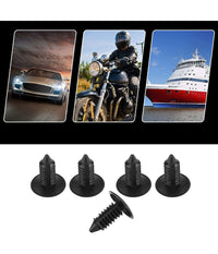 Kit 40pz Clip Per Parafango In Plastica Rivetti Paraurti Viti Di Fissaggio Auto         