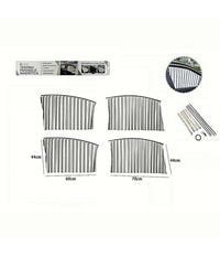 Kit 4pz Tenda Tendina Parasole Proteggi Sole Raggi Uv Magnetica Auto Grigi 70170         