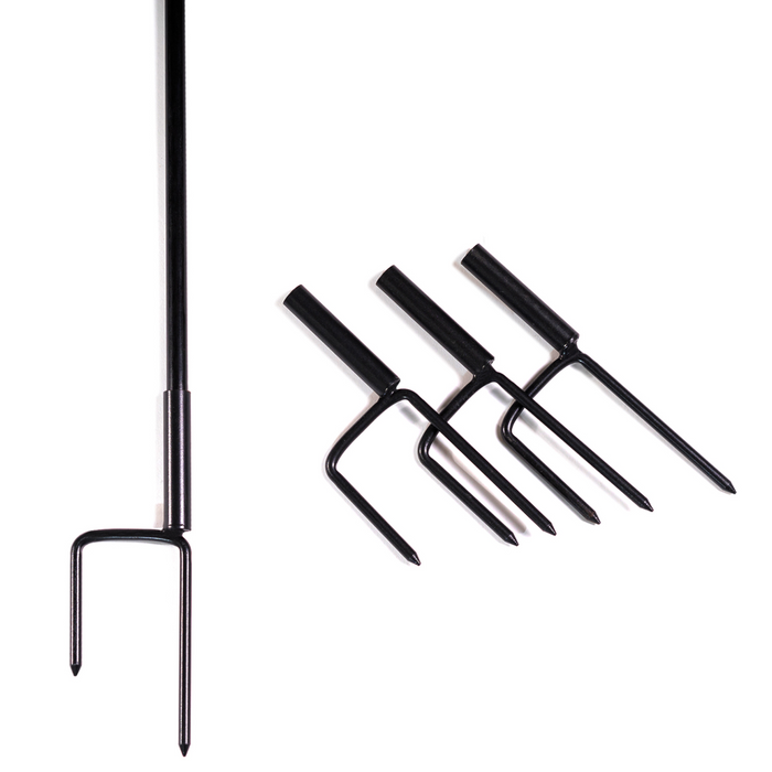 IDMarket - Kit 50 M di recinzione in rete per polli con 15 pali a doppia punta