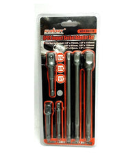 Kit 6 Adattatori Chiavi A Bussola Quadrate Impatto Percussione 1/4-3/8-1/2" 96033         