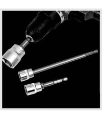 Kit 6 Adattatori Chiavi A Bussola Quadrate Impatto Percussione 1/4-3/8-1/2" 96033         