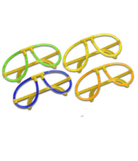 Kit 6 Pezzi Occhiali Luminosi Starlight Party Fluo Concerti Feste Fluorescente         