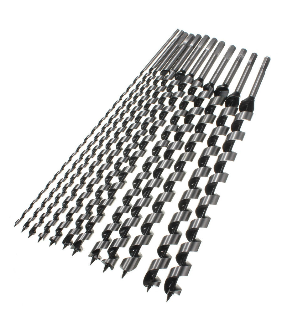 Kit 6 Punte Per Trapano Tassellatore Puntale Trivella Autofilettante Legno 460m         