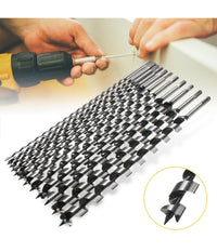 Kit 6 Punte Per Trapano Tassellatore Puntale Trivella Autofilettante Legno 460m         