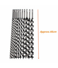 Kit 6 Punte Per Trapano Tassellatore Puntale Trivella Autofilettante Legno 460m         