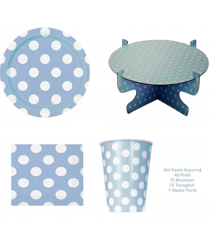 Kit 72 Tovaglioli Di Carta 72 Bicchieri 48 Piatti 1 Alzata Torta Per Party Feste         