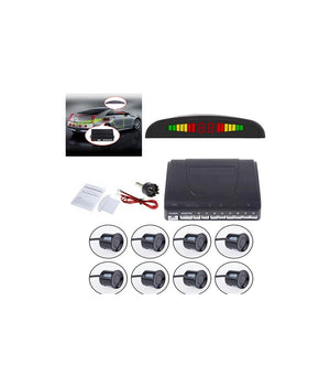 Kit 8 Sensori Di Parcheggio Auto + Display Led+suono + Radar Cicalino Acustico         
