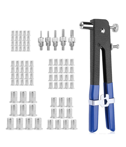 Kit 86 Pz Rivettatrice Per Inserti Rivetti Filettati Filetti M3 M4 M5 M6 M8         