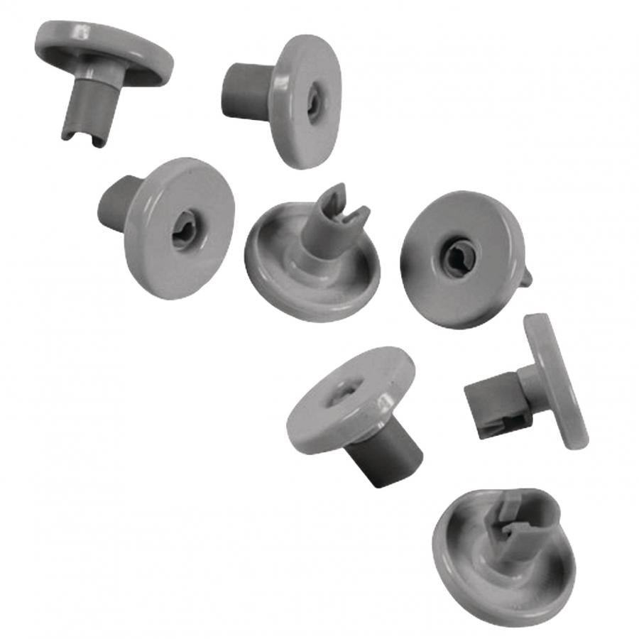 kit 8PZ RUOTE CESTELLO INFERIORE LAVASTOVIGLIE REX ELECTROLUX AEG ORIGINALI - Electrolux Rex Aeg Zoppas