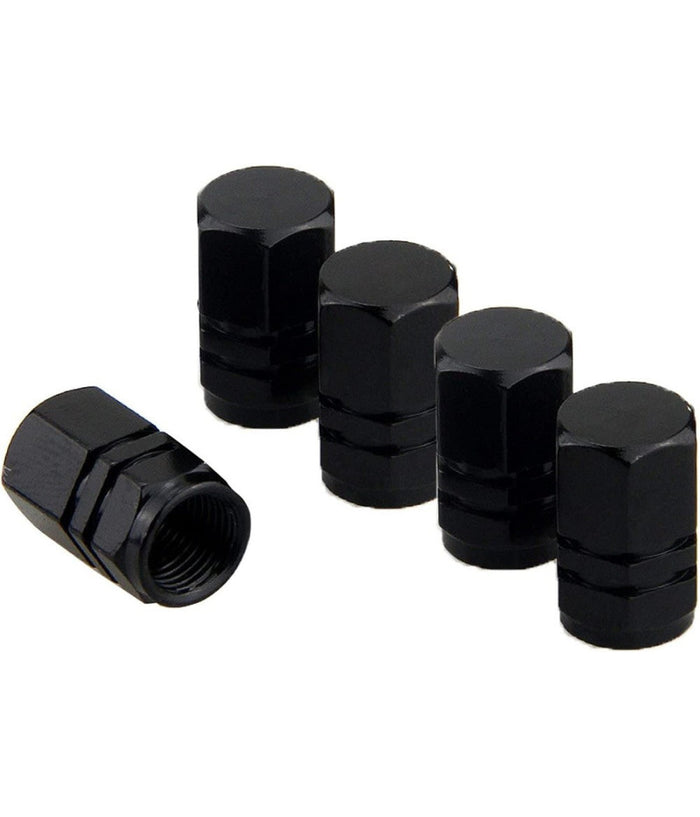 Kit 8pz Tappi Stelo Valvola In Alluminio Cappucci Pneumatici Auto Universali Moto         