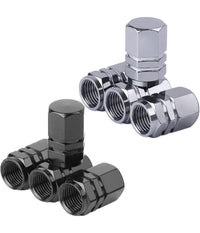 Kit 8pz Tappi Stelo Valvola In Alluminio Cappucci Pneumatici Auto Universali Moto         