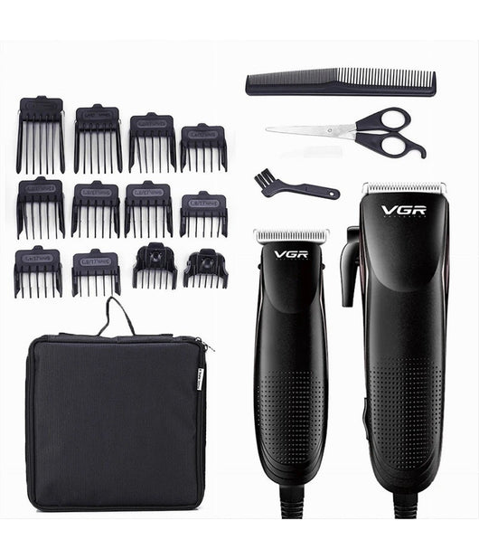 Kit A 2 Rasoi Combinato Tagliacapelli Barba Trimmer Professionale Con Filo V-023         