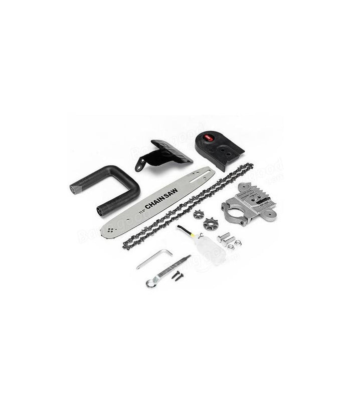 Kit Adattatore Smerigliatrice Flex Angolare Elettrosega Motosega Barra 12"         