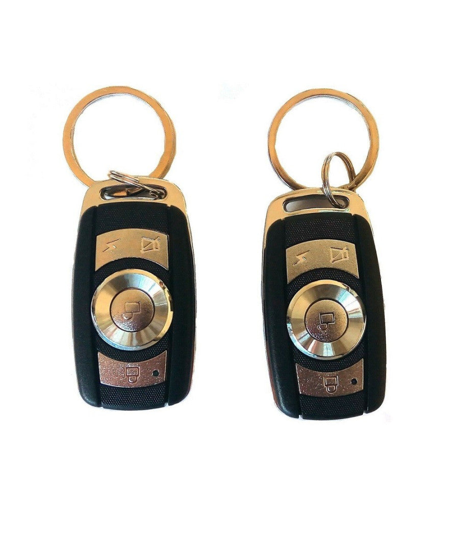 Kit Allarme Antifurto Auto Universale Furgone Camper Roulotte 2 Telecomandi         