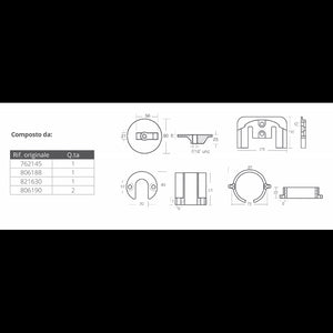 KIT ALLUMINIO MERCRUISER BRAVO I