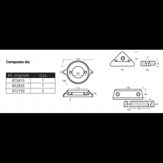 KIT ALLUMINIO VOLVO 290 C