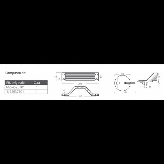 KIT ALLUMINIO YAMAHA 150-200 HP