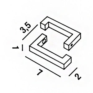 Kit applique per SWAY MOOD bianco - Supporti in metallo
