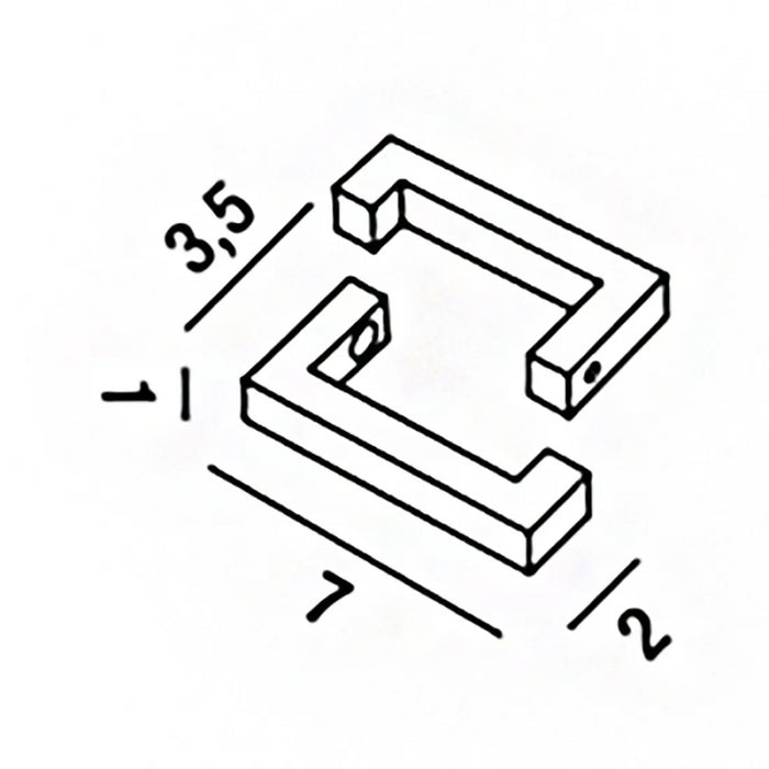 Kit applique per SWAY MOOD Corten - Supporti in metallo