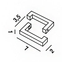 Kit applique per SWAY MOOD Grigio Scuro - Supporti in metallo