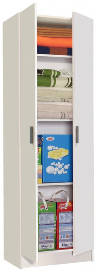 KIT ARMADIO 2 ANTE 3 RIPIANI MULTIUSO 59X37XH180 CM