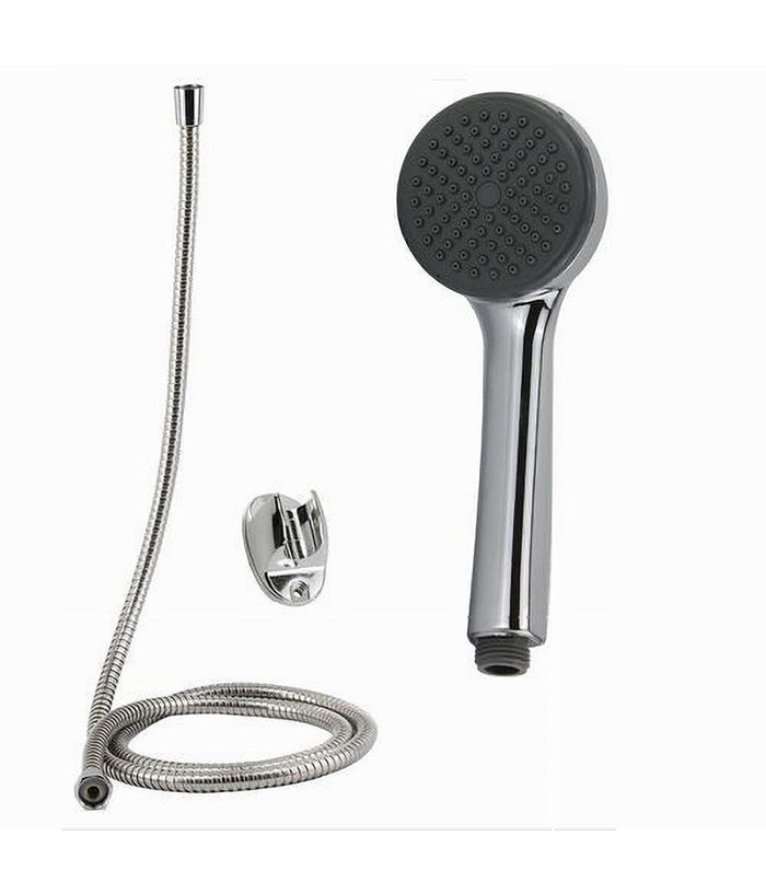 Kit Bagno Doccetta Tonda Doccino Soffione Doccia Con Laccio 1,8 Mt Staffa 69102         