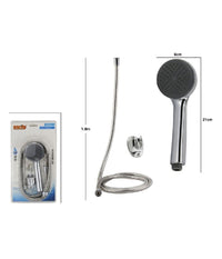 Kit Bagno Doccetta Tonda Doccino Soffione Doccia Con Laccio 1,8 Mt Staffa 69102         